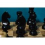Шахові фігури "STANDARD" (EBONISED (лак))