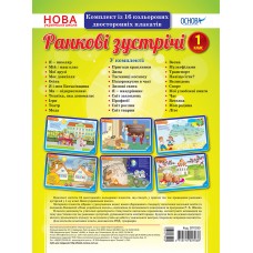 Наочні посібники. Ранкові зустрічі. 1 клас. Комплект плакатів. ЗПП030 без автора 2712710027038