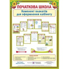 Початкова школа. Комплект плакатів для оформлення кабінету Кордуба Н.